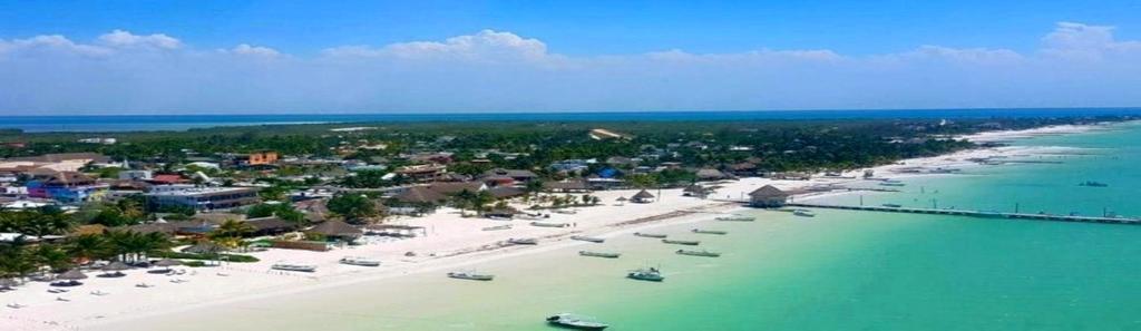 Beach Guesthouse Holbox Apartments & Suites ภายนอก รูปภาพ